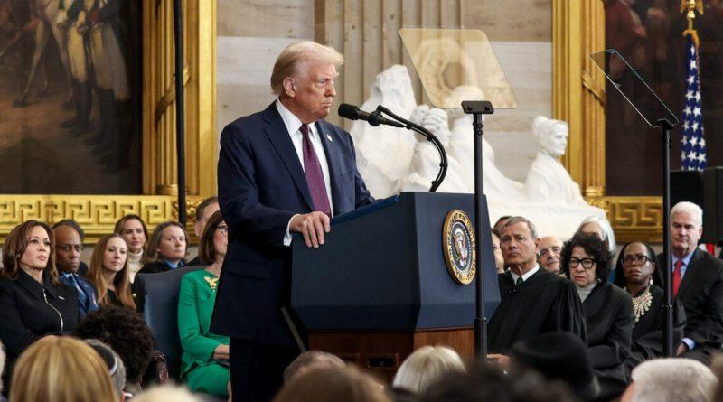 President Donald J. Trump Inaugural Address. January 20, 2025 (Photo: The White House)